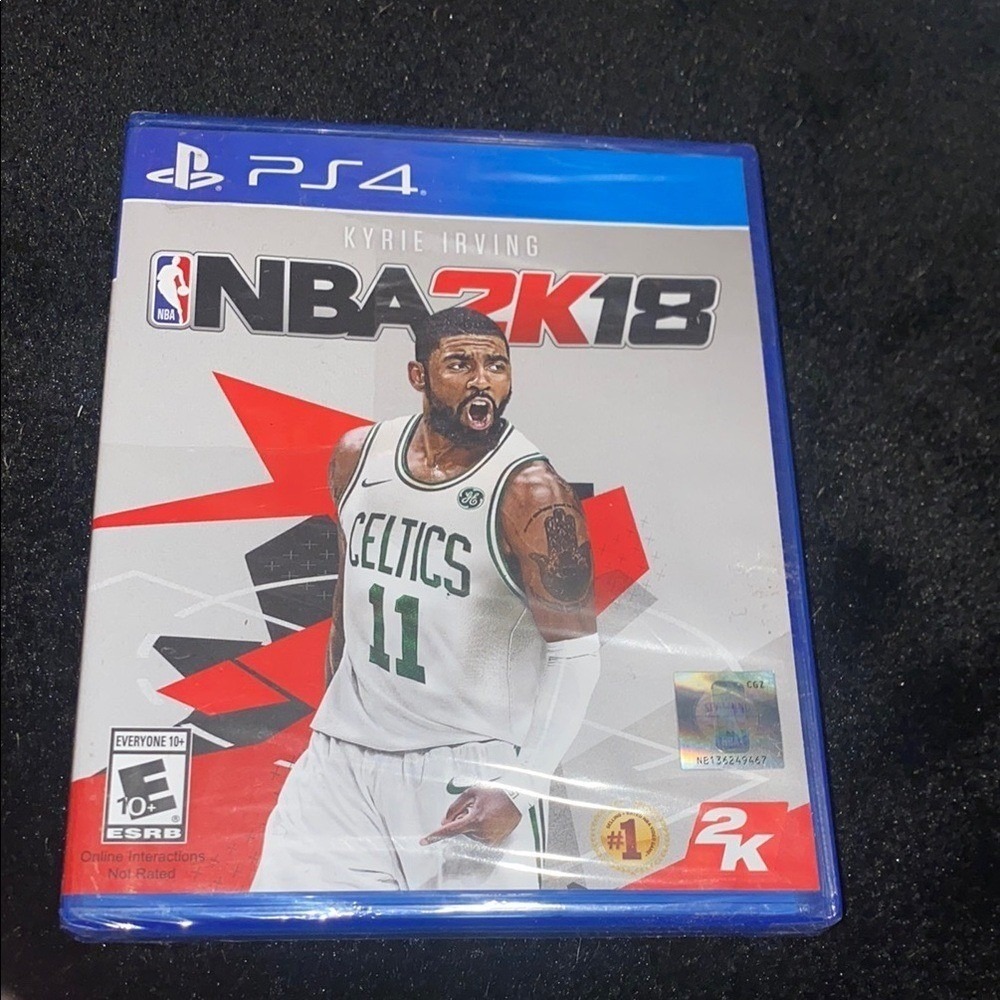 NBA 2K18 Video Game for Sony PlayStation 4 PS4 Kyrie Irving Celtics